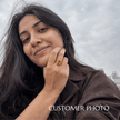 Gold or Silver Vintage Citrine Gemstone Ring - Isla