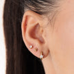 Sparkling Star Single Flat Back Earring