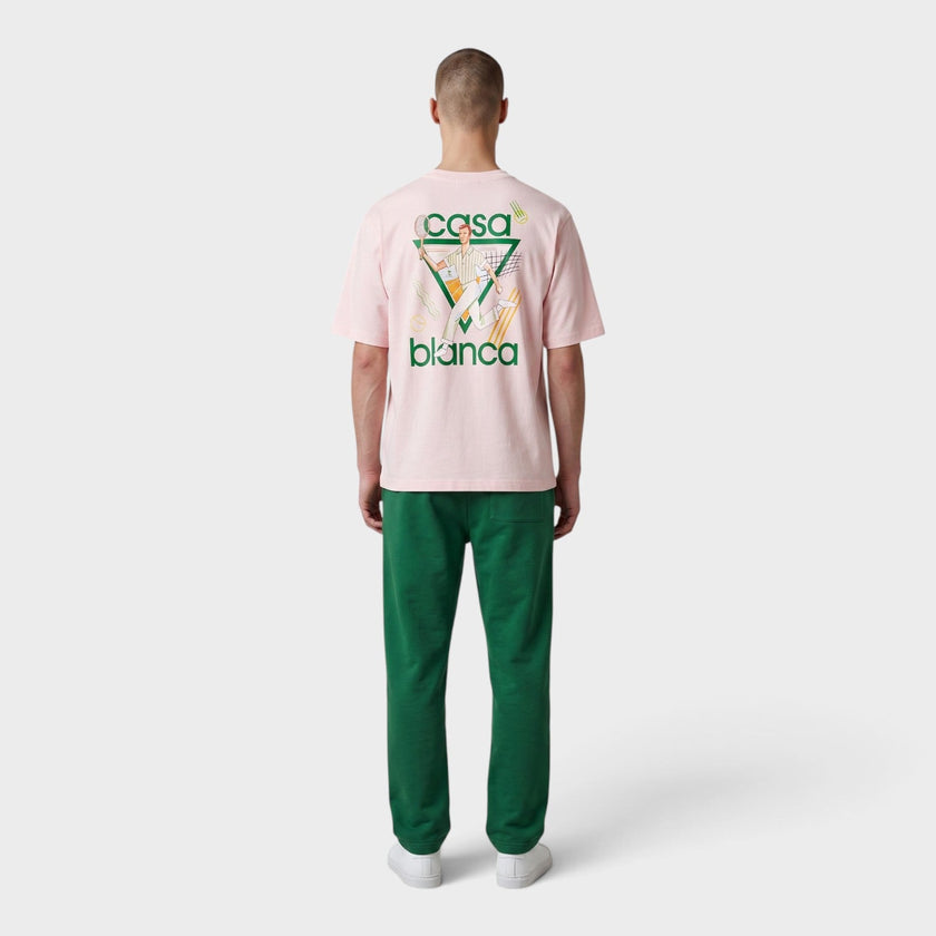 Logo Tennis Club Icon T-Shirt Pink
