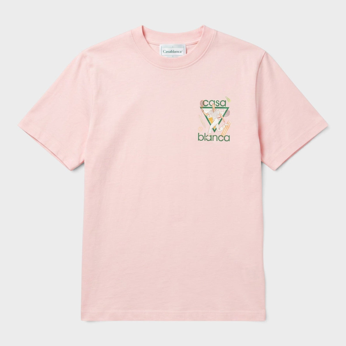 Logo Tennis Club Icon T-Shirt Pink