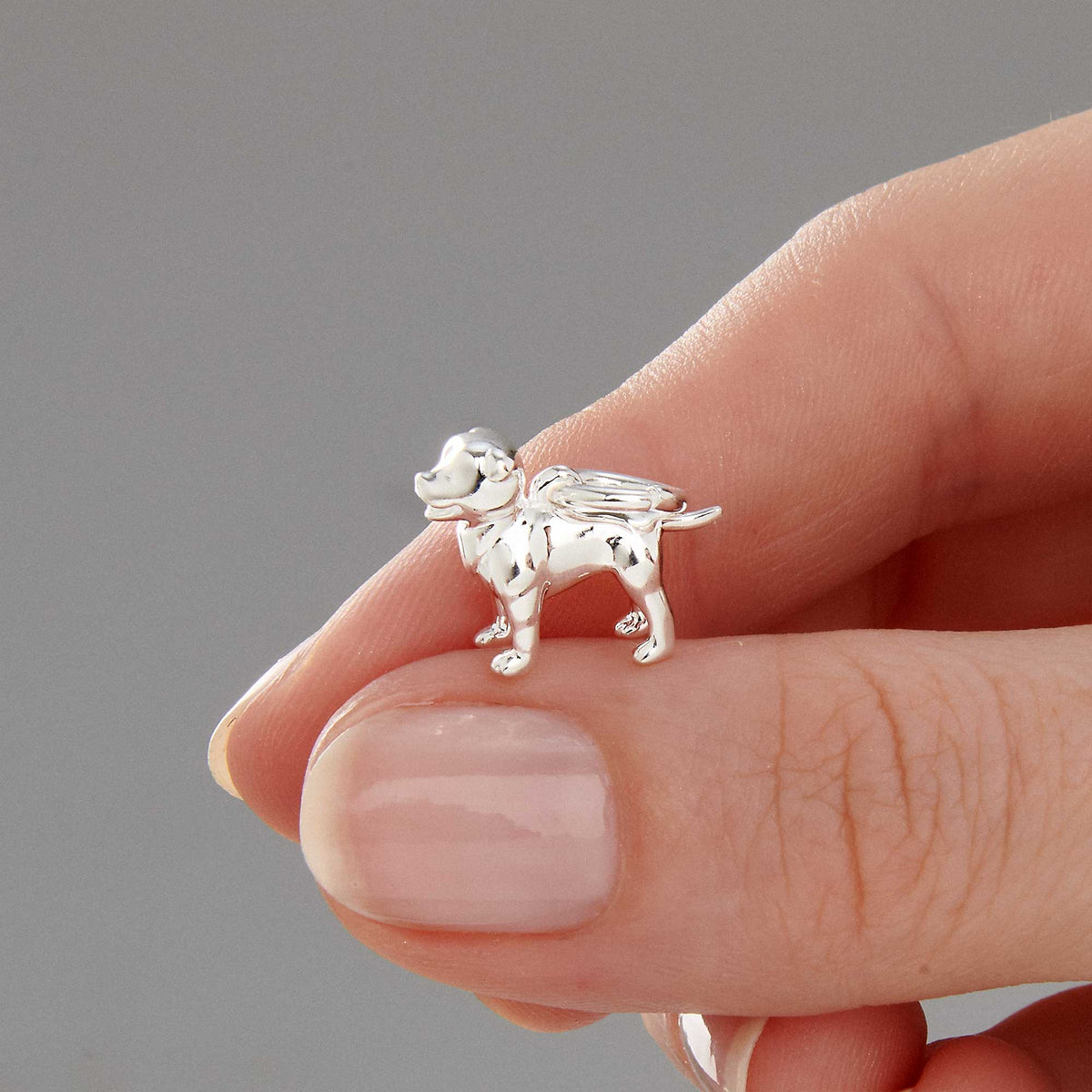 Staffordshire Bull Terrier Silver Dog Charm