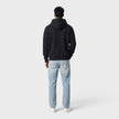 Staggered Chrome Hoodie Black