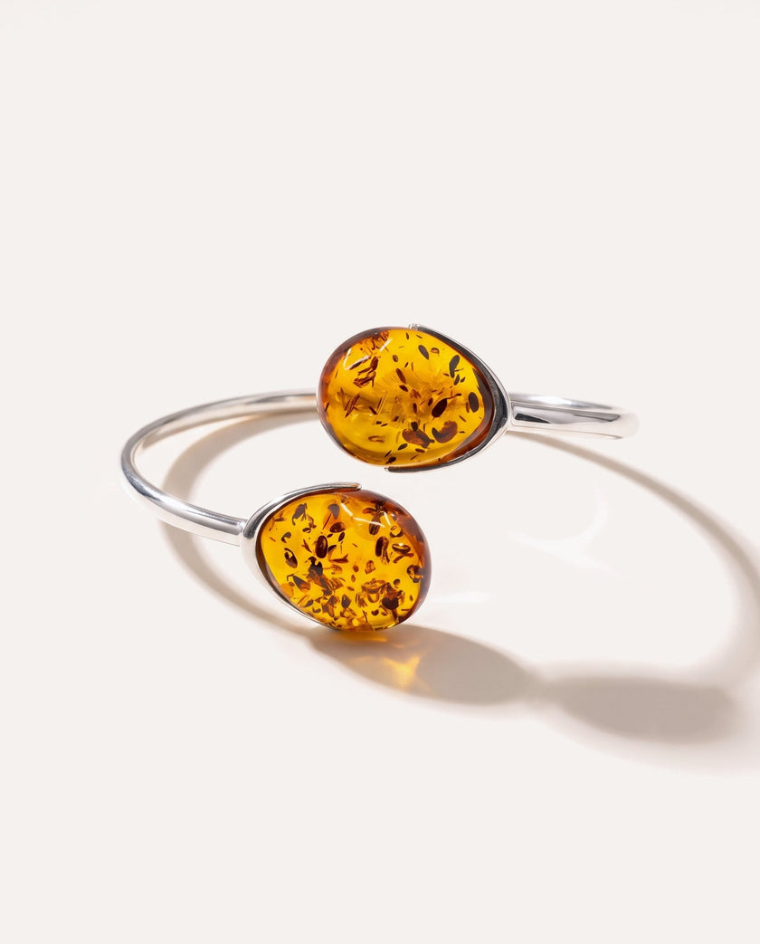 Statement Amber Torque Bangle