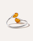 Statement Amber Torque Bangle