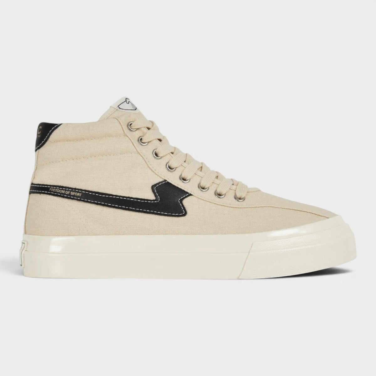 Varden S-Strike Canvas Hi Tops Ecru Black