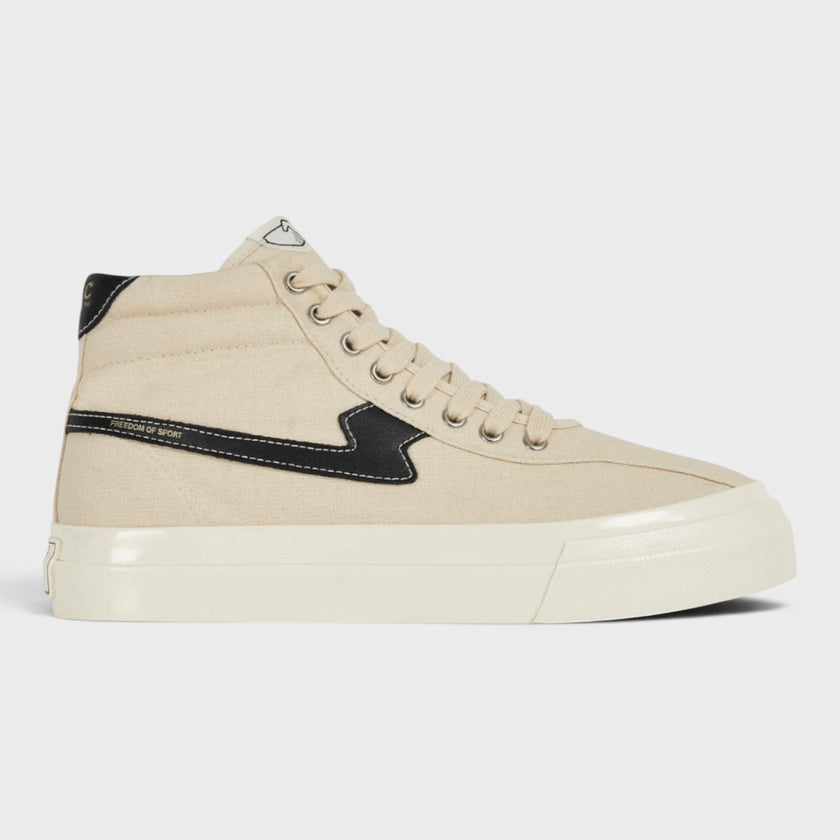 Varden S-Strike Canvas Hi Tops Ecru Black