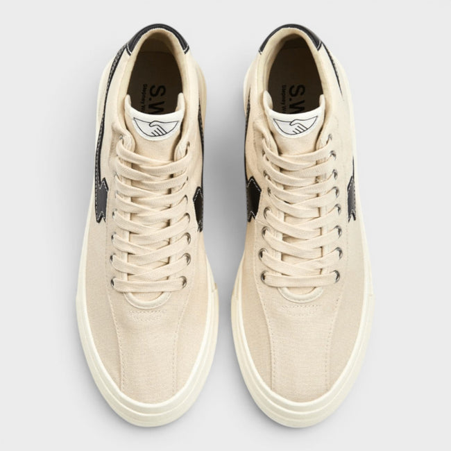 Varden S-Strike Canvas Hi Tops Ecru Black