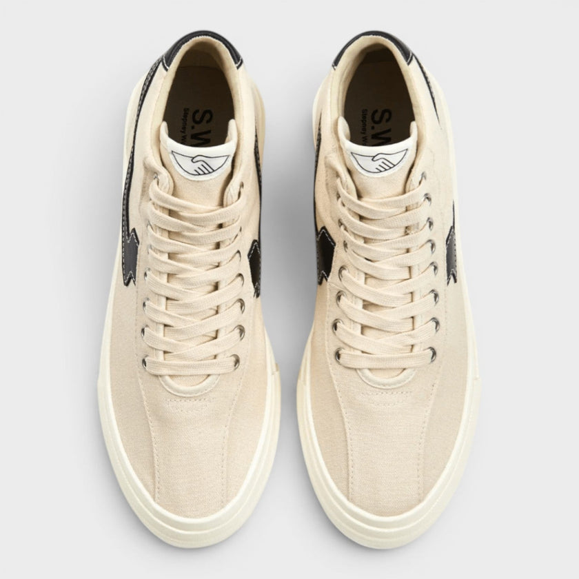 Varden S-Strike Canvas Hi Tops Ecru Black
