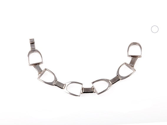 Silver Steed All About Stirrups Bracelet