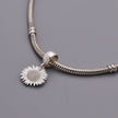 Sunflower Silver Charm
