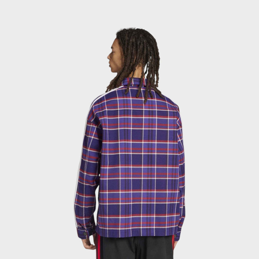 Korn Checked Overshirt Multi Blue