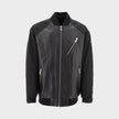 Anica Bomber Leather Jacket Black