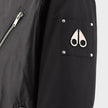 Anica Bomber Leather Jacket Black