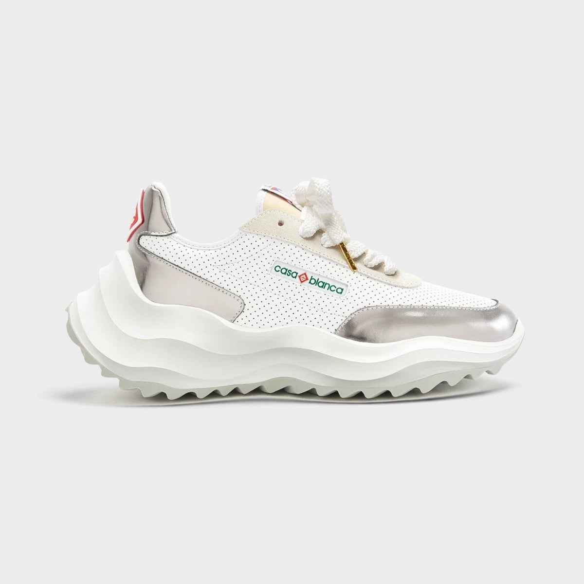 Atlantis Sneaker White Chrome White