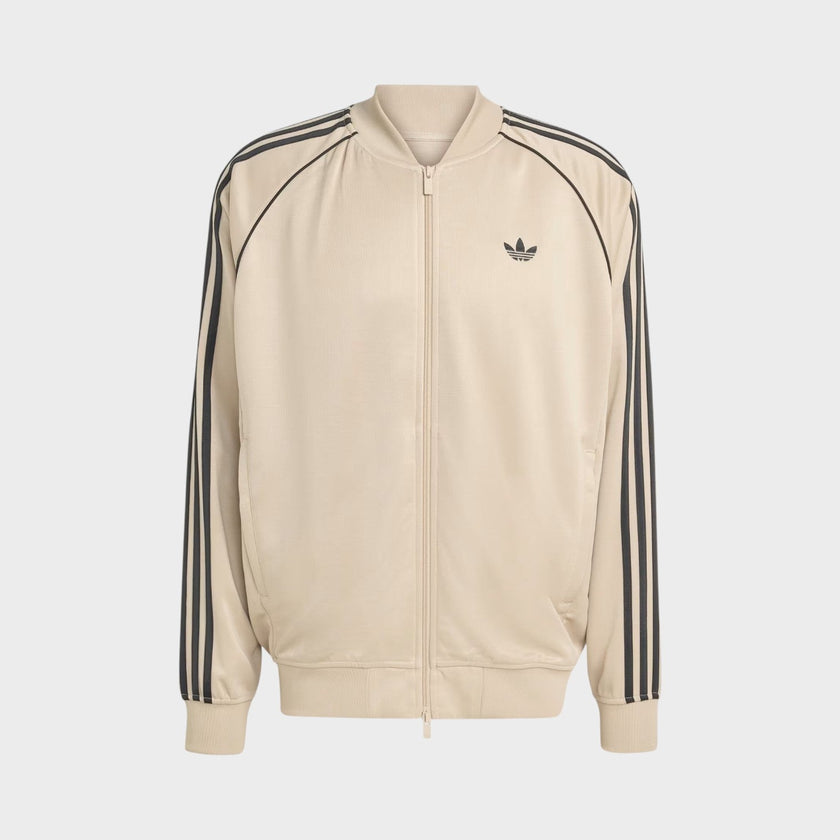 SST Adicolor Classic Loose Track Top Beige Black