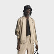 SST Adicolor Classic Loose Track Top Beige Black