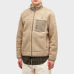 Fleece Zip Jacket Beige Heather