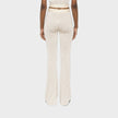 Monogram Jacquard Knitted Trousers Beige