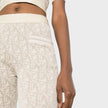 Monogram Jacquard Knitted Trousers Beige