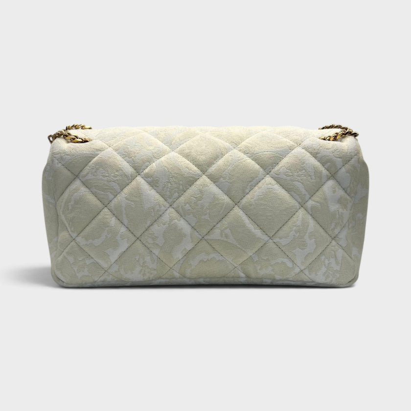 Medusa Head Medium Shoulder Bag Beige