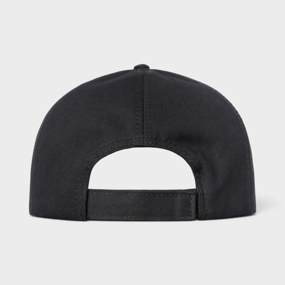 Embroidered Logo Cap Black