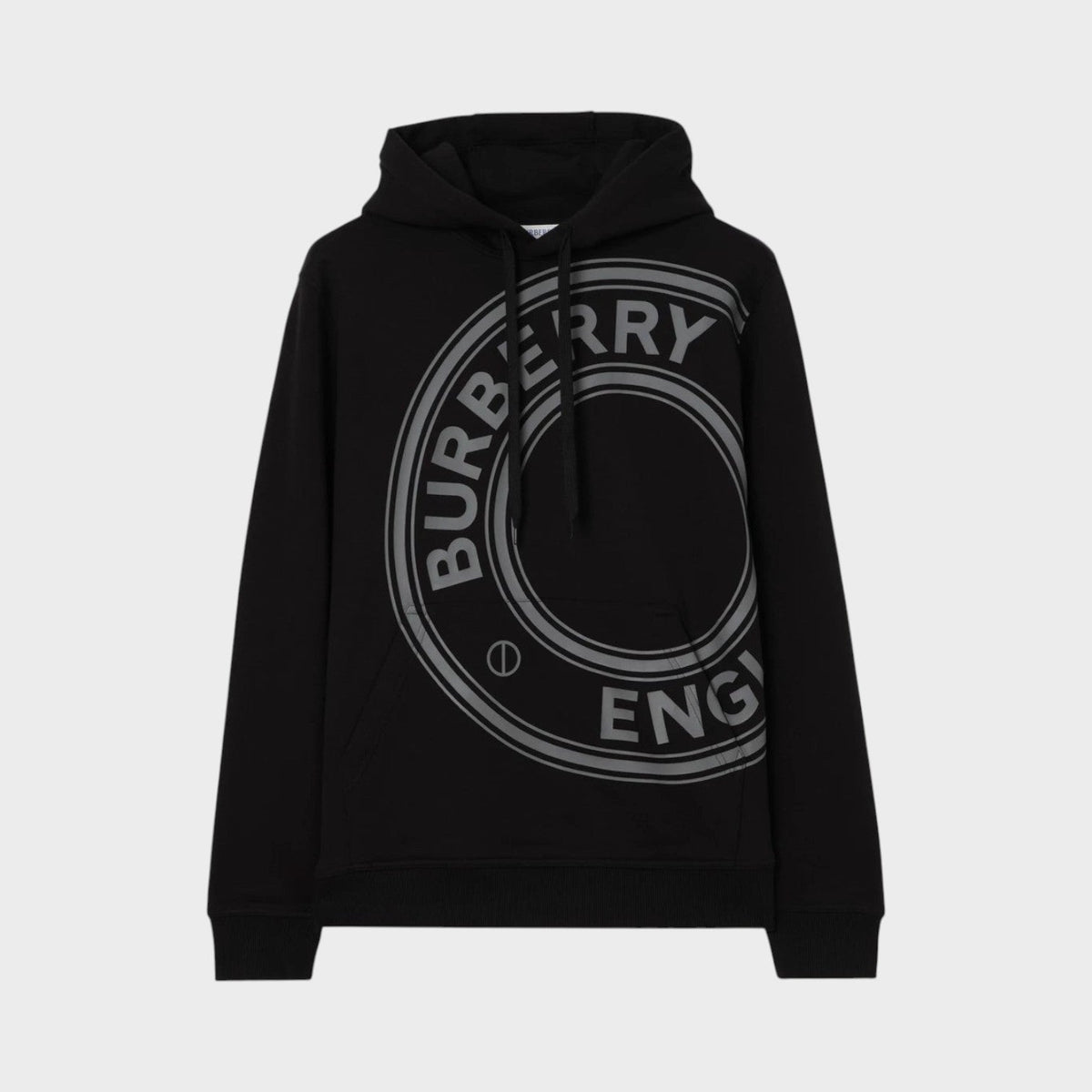 Farley Print Hoodie Black