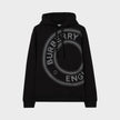 Farley Print Hoodie Black