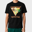 Afro Cubism Tennis Club Short Sleeve T-Shirt Black
