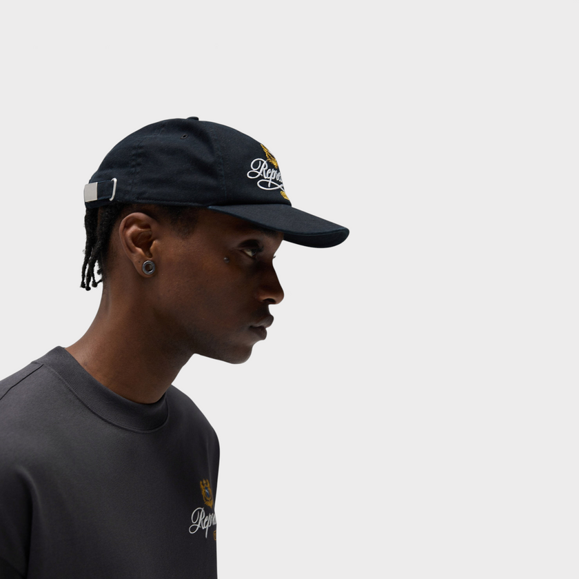 Puma Embroidered Logo Crest Cap Black