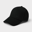 Embroidered Logo Cap Black