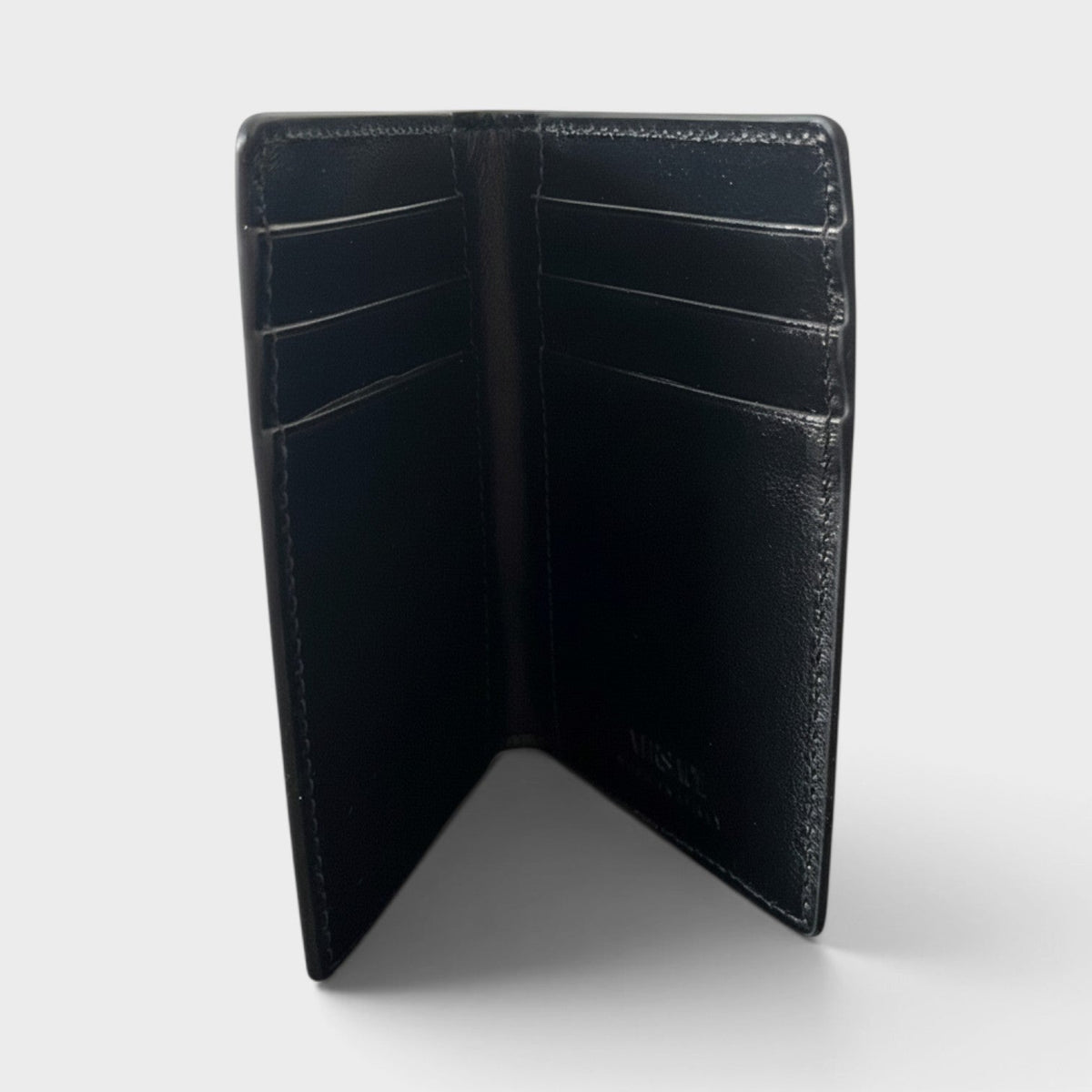 Medusa Card Case Leather Black