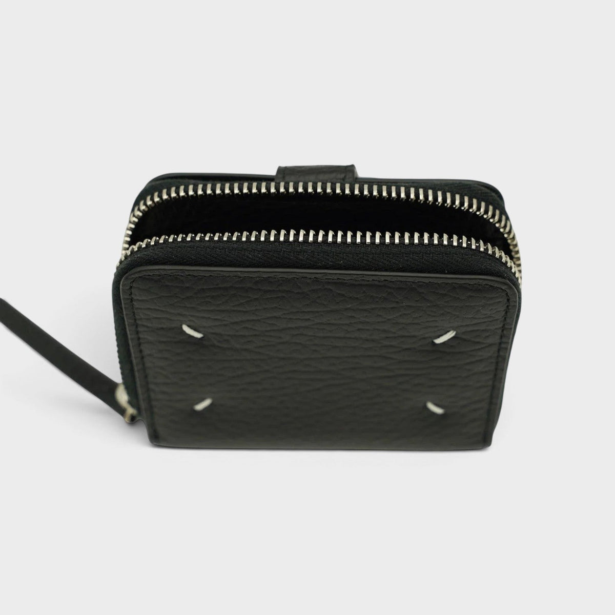 Four Stitch Leather Coin Pouch