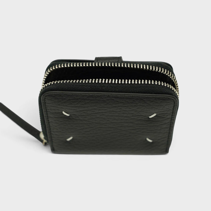 Four Stitch Leather Coin Pouch