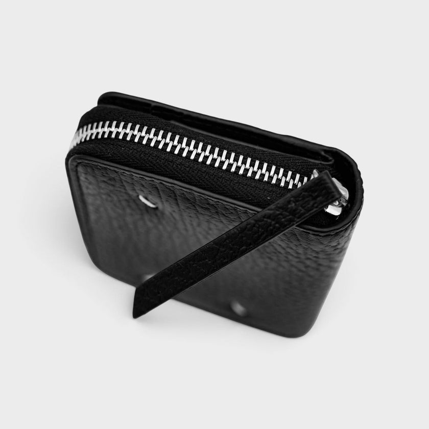 Four Stitch Leather Coin Pouch