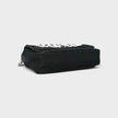 Nylon Graffiti Skull Small Crossbody Bag Black White