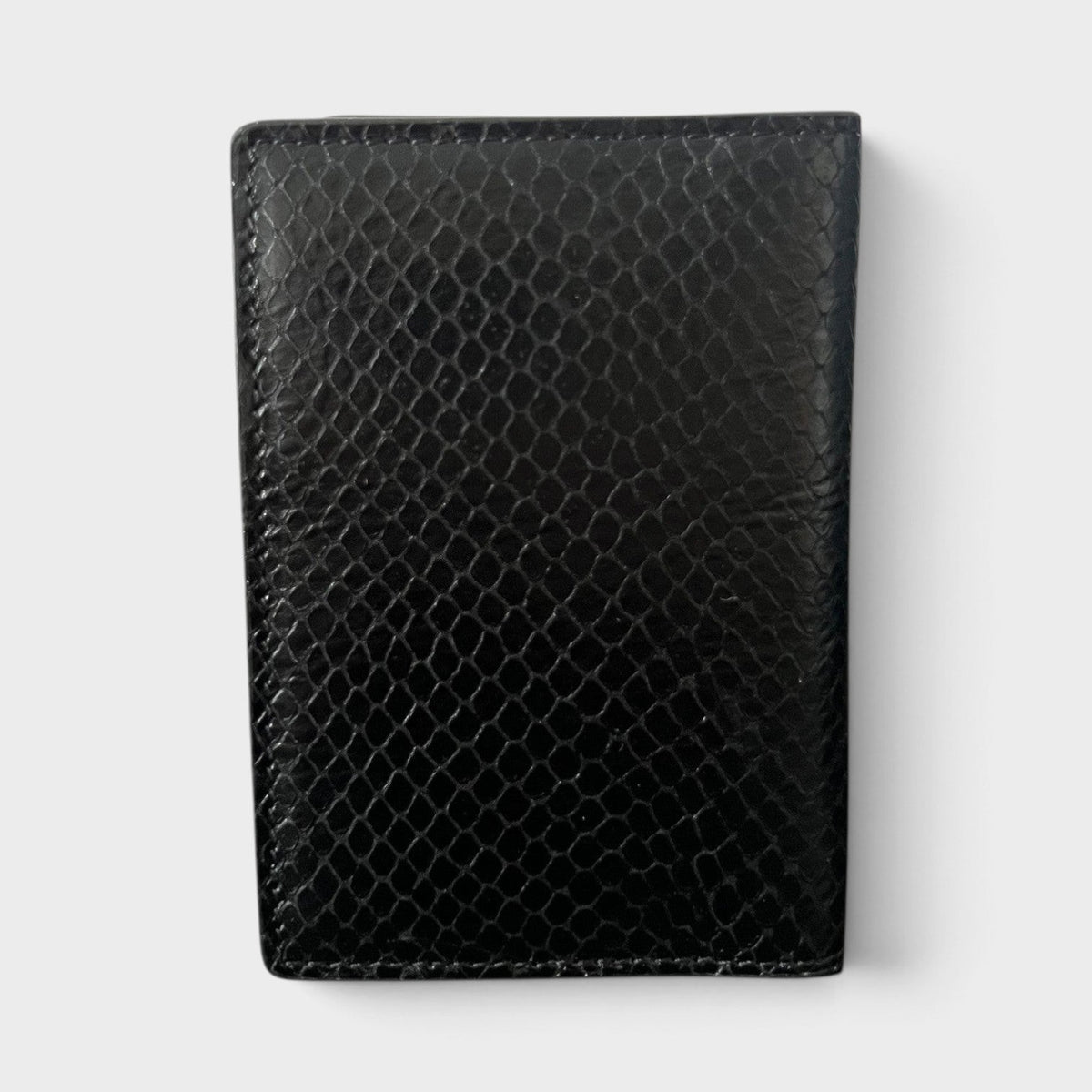 Medusa Card Case Leather Black