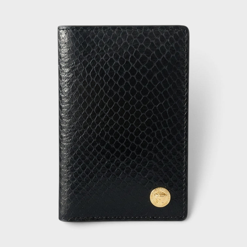 Medusa Card Case Leather Black