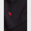 Signature Pony Wool Scarf Black