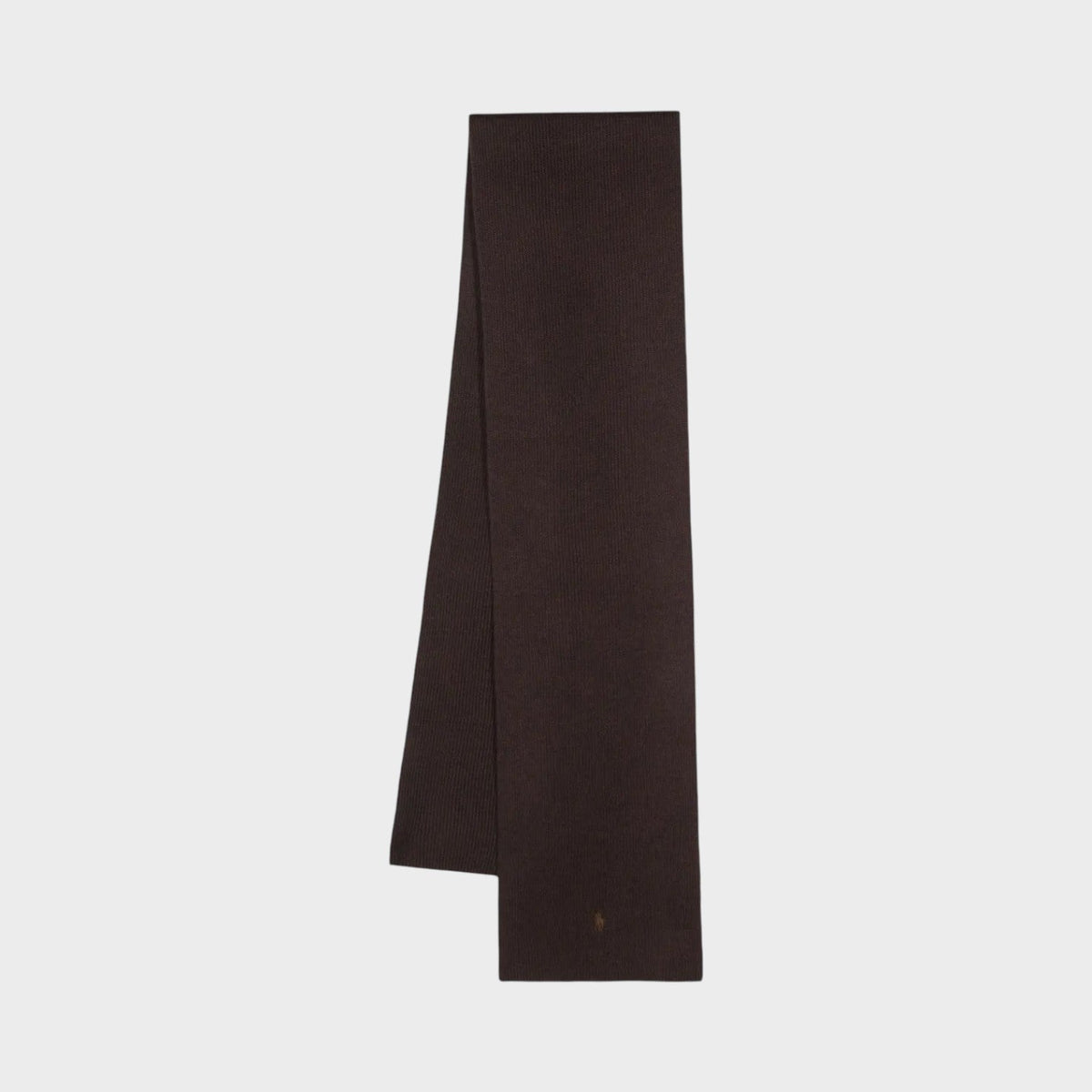 Polo Pony Wool Scarf Brown