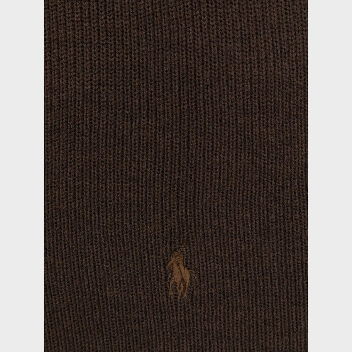 Polo Pony Wool Scarf Brown