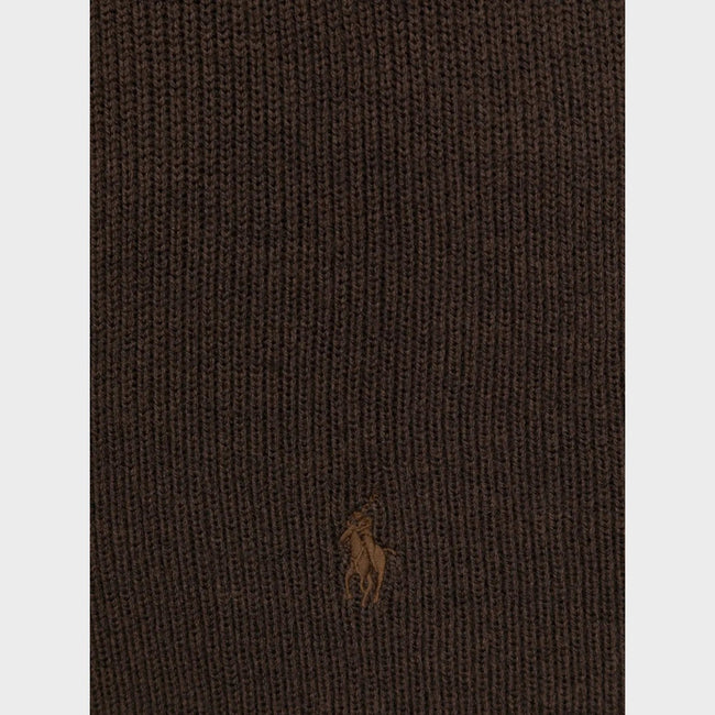 Polo Pony Wool Scarf Brown