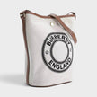 Roundel Medium Bucket Bag Dark Wheat Beige