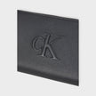 Sculpted Zip Around Wallet Black