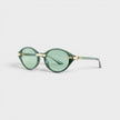Cannes Sunglasses Green Gold