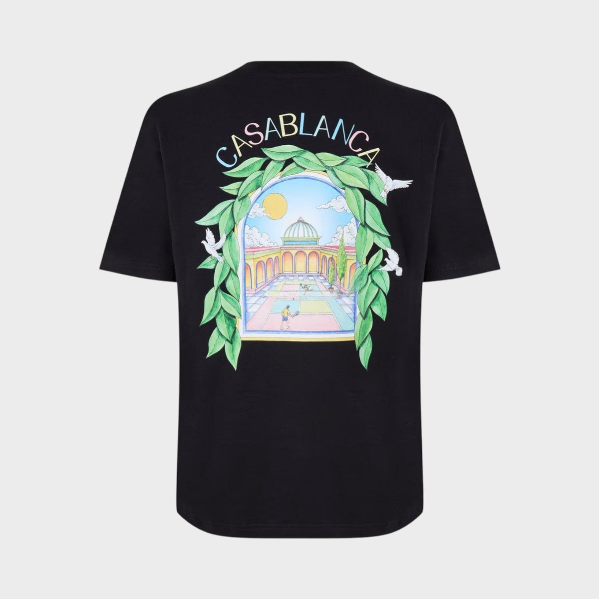 L'Arche De Tennis Short Sleeve T-Shirt Black