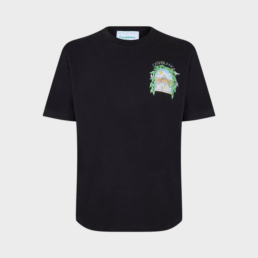 L'Arche De Tennis Short Sleeve T-Shirt Black
