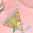 Tennis Club Icon Printed T Shirt Pink