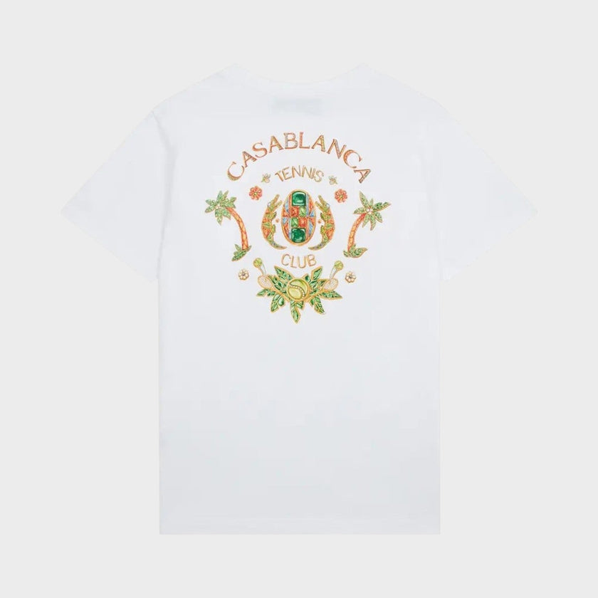 Printed T-Shirt Joyaux D'Afrique Tennis Club White