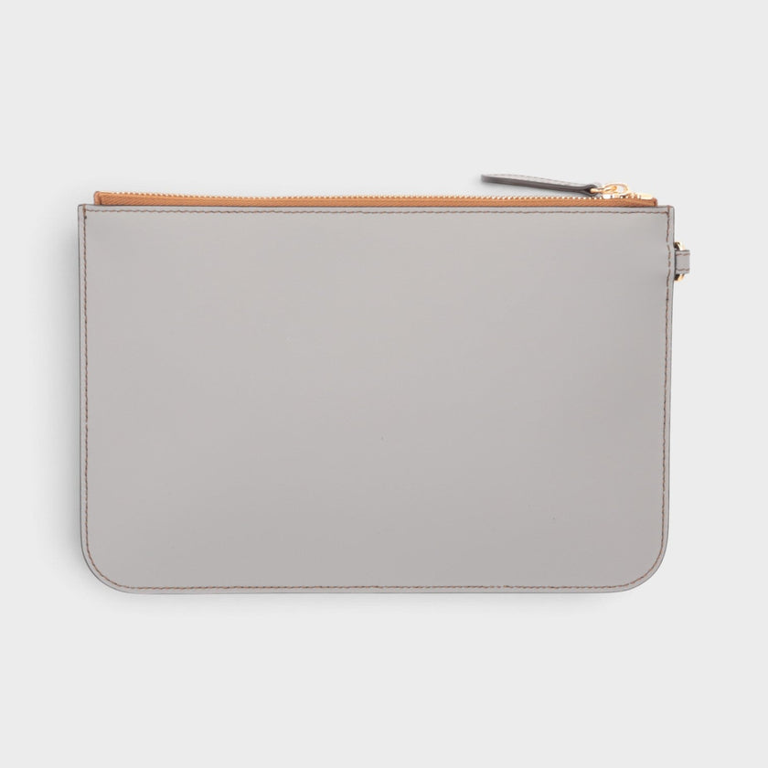 Pochette Peyton Wristlet Clutch Bag Cloud Grey