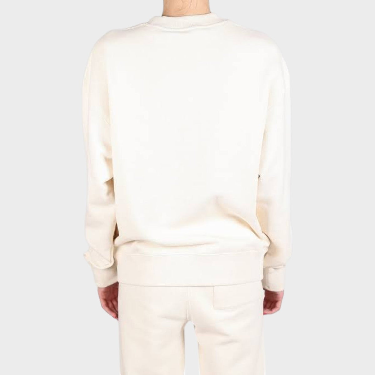 Terry Logo Sweatshirt Cream